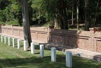 Old Carolina® Handmade brick on Natchez National Cemetery Wall Restoration