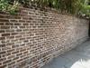 Savannah Grey handmade brick privacy wall in Savannah, Georgia
