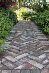 Herringbone Walkway at Old Salem, NC