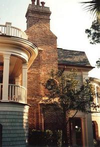 Georgetowne Handmade Brick on Chimney